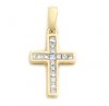 Princess Cut Cross Pendant