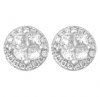 Invisible Set Round Earrings E14150