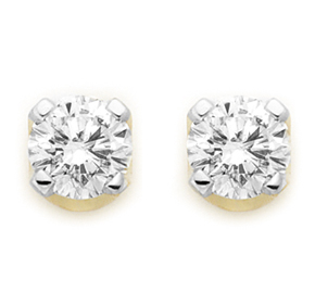RBC 4 Claw Set Earrings - IJ Range CLE