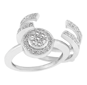 Cluster Diamond 2 Set Ring R8650