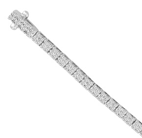 Illusion Set Tennis Bracelet TC04