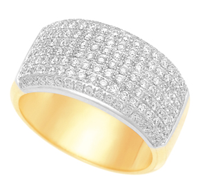 Dome Micro Pave Set Ring