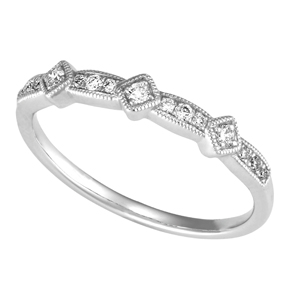 Art Deco Style Wedding Ring