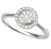 Round Cluster Diamond Ring RRND30