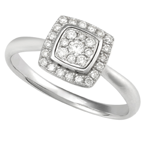 Round Cluster Diamond Ring RCUS30