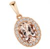 Morganite Rose Gold Pendant