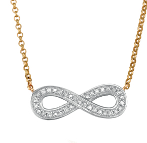 Diamond Infinity Necklace