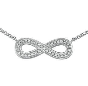 Diamond Infinity Necklace