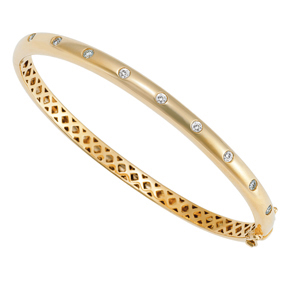 RBC Stone 9CT Bangle