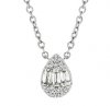 Illusion Pear Shape Necklace_18ct